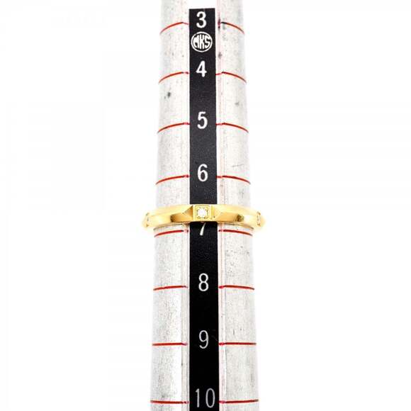 TIFFANY 18k Gold Diamond Ring - Picture 5 of 9